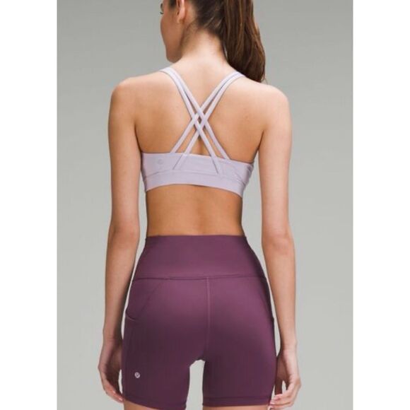 lululemon Energy Bra Small 
Support, A-C  Cups In LILAC ETHER - Picture 2 of 8